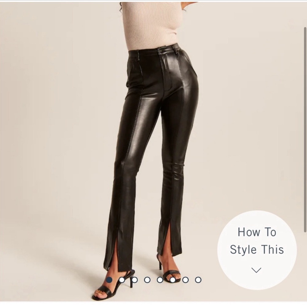 Abercrombie Faux Leather Pants